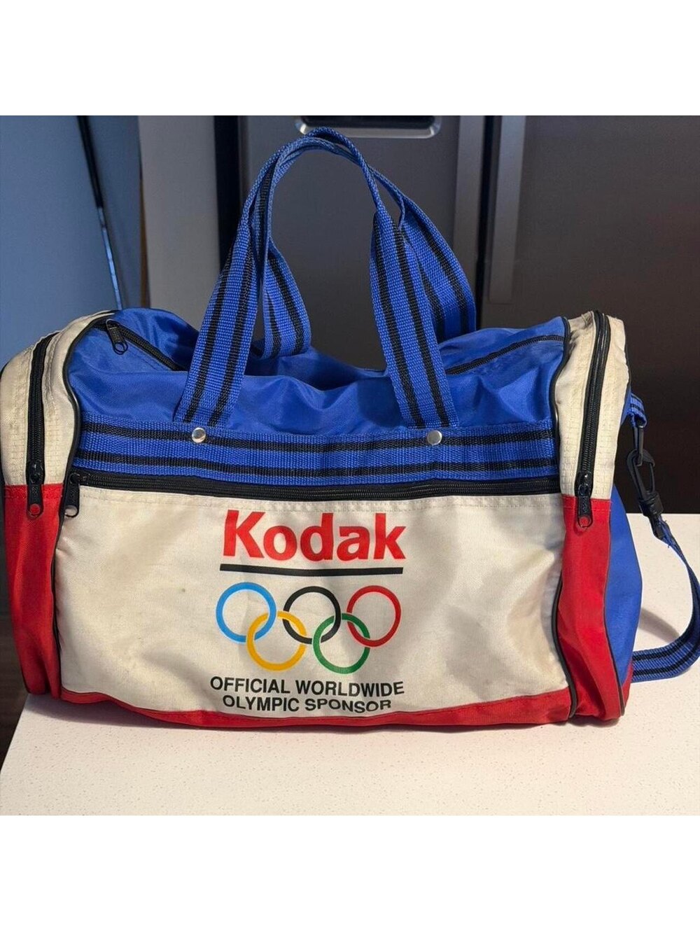 Vintage Kodak Olympic Sponsor Duffle Bag